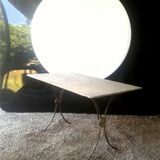 1900 garden table and its slate slab