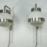 Pair of Delta wall lamps by Sergio Mazza for Artemide. Italy 1960sPair of D