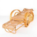 Rattan lounge chair