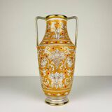 Antique ceramic vase by Serafino Volpi for Deruta, Italy, 1950s.