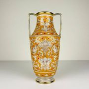 Antique ceramic vase by Serafino Volpi for Deruta, Italy, 1950s.