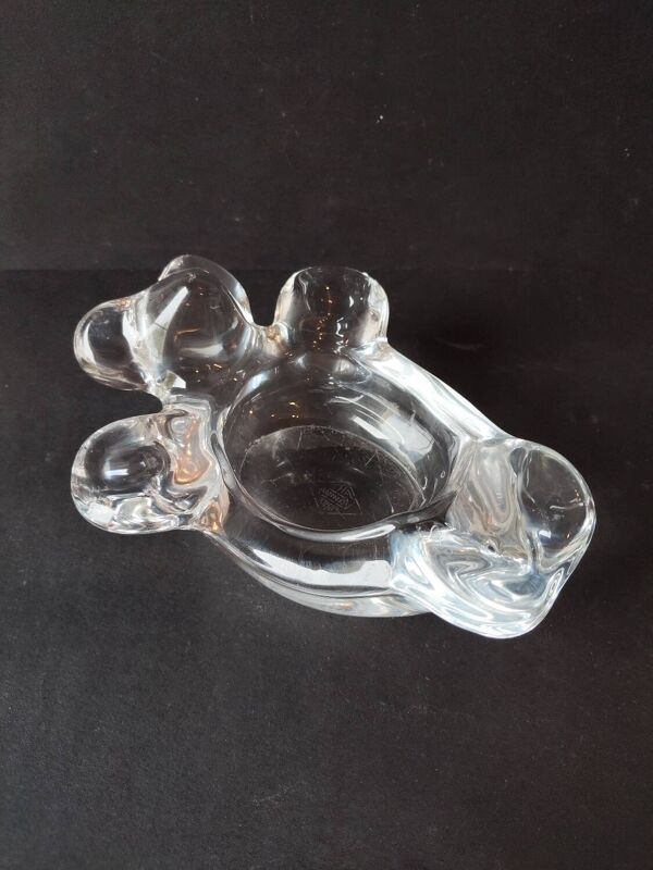 Vide-poche en cristal figuratif – Ours – Cristal de Vannes