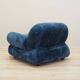 Blue armchair, Italian design, 1970s, production: Italy