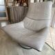 Mantis leather lounge chair ottoman footrest Gerard Van Den Berg 1970