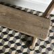 Wooden school bench
