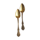 2 spoons solid silver vermeil minerva 2
