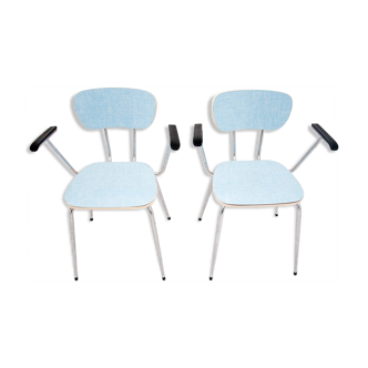 A pair of chairs with armrests, poland, 1970s