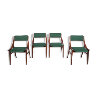 Ensemble de 4 chaises polonaises de Zamojska Furniture Factory, années 1970