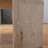 Travertine coffee table Roche Bobois