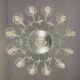 Venetian Chandelier in Colorless Murano Glass, 12 Light Arms, Circa 1900