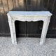 Pompadour model fireplace in blue Turquin marble from around 1880, one pair available.