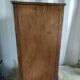 Bedside table night solid wood vintage antique door drawer