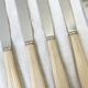 6 vintage Bakelite ivory knives France
