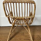 Rattan children's armchair