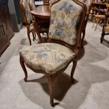 Cherry wood table and chairs set