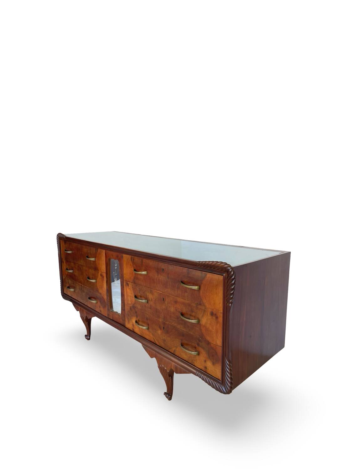 An art deco Italian chest of drawers, Italy 1940s/1950s