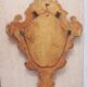 Pair of Louis XV-style mirrors in silver wood