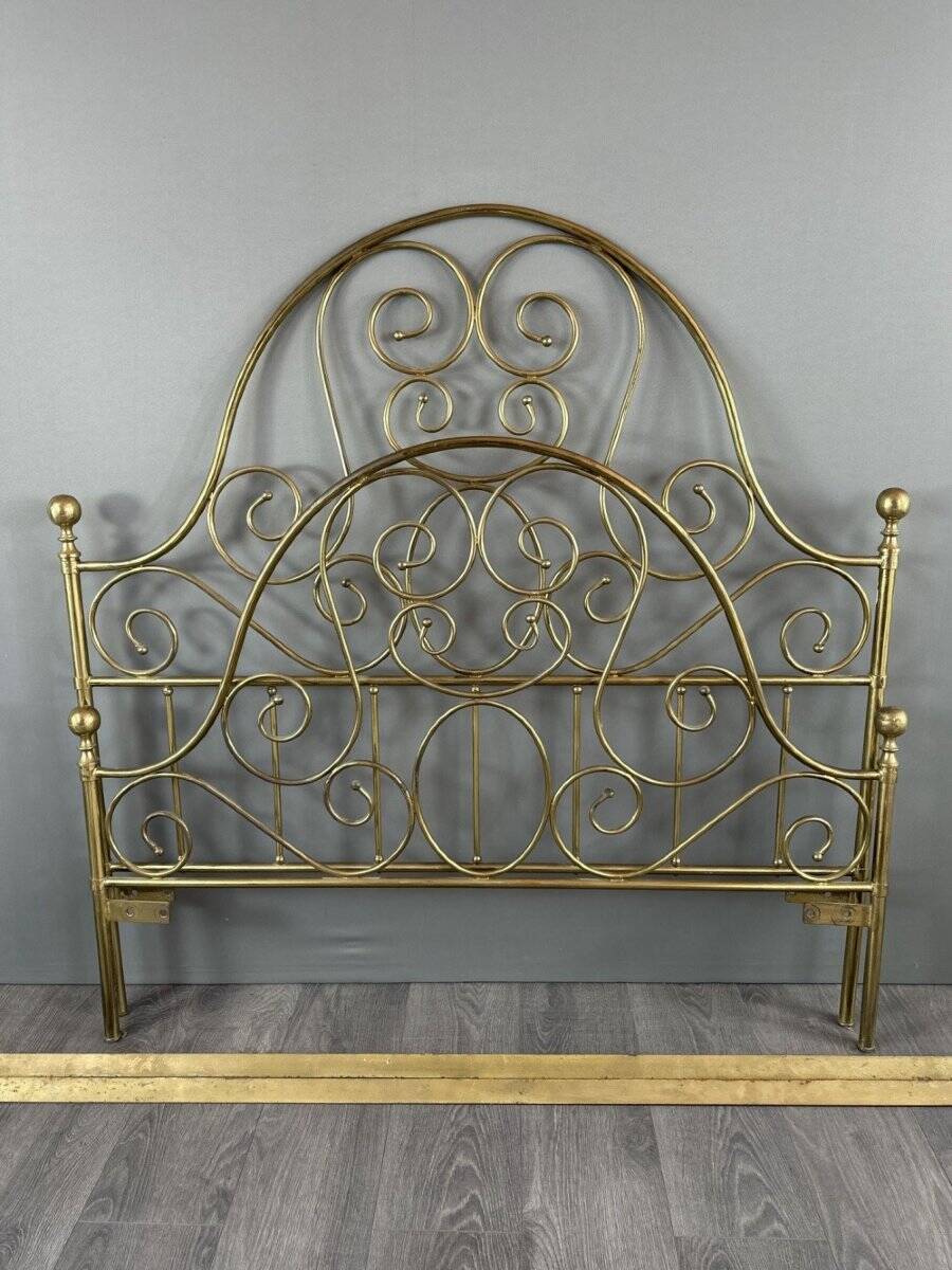 Brass bed, 20th century