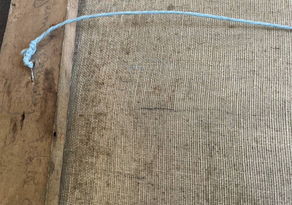 Oil on canvas Vendée landscape