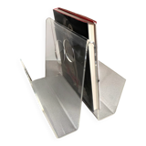 Vintage plexiglass magazine holder, 1970s
