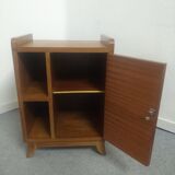 Art Deco walnut bedside table