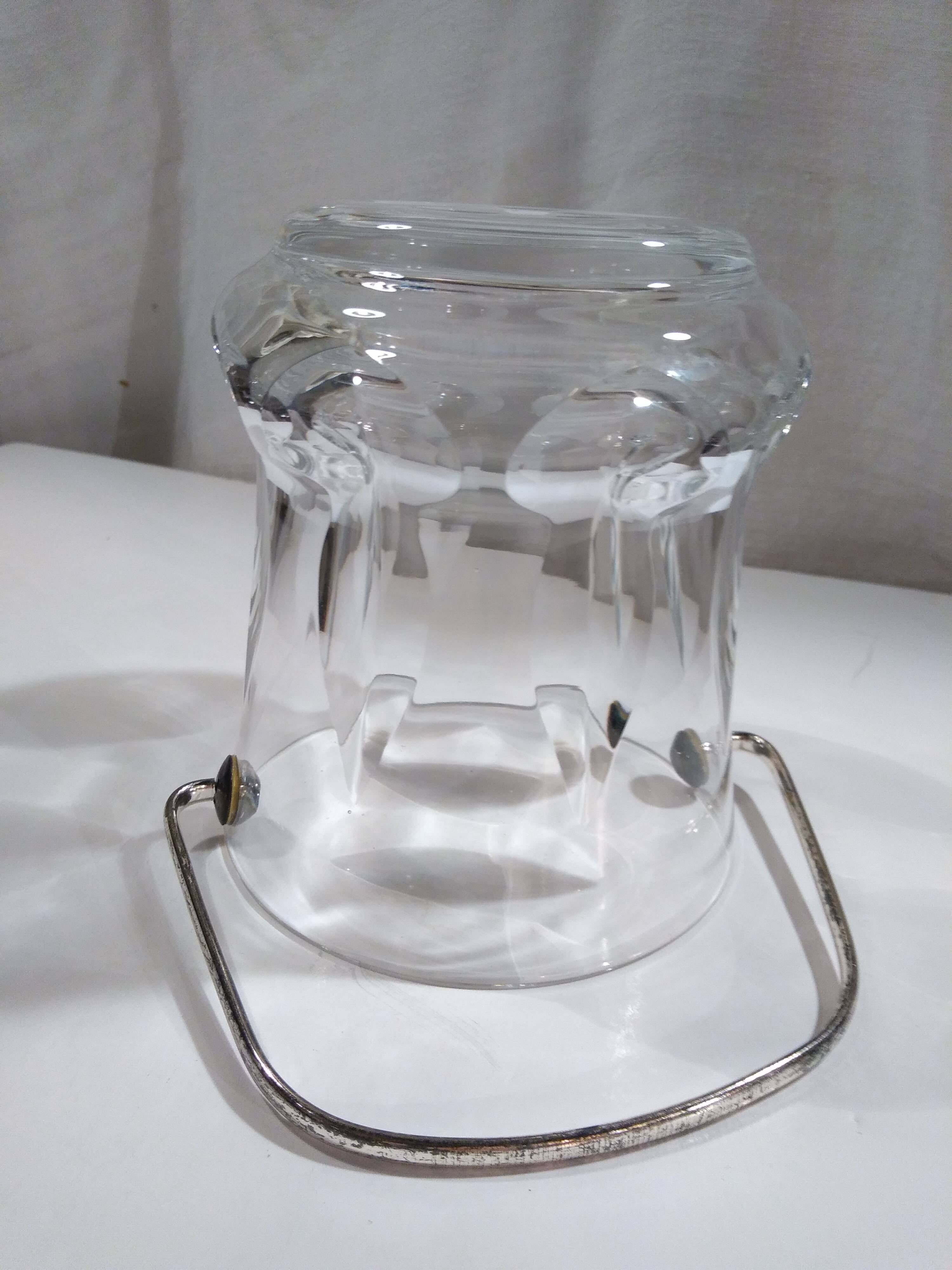 Crystal ice bucket