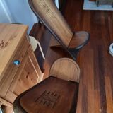 Paire de Chaises africaines