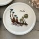 Set de 6 sous verres en porcelaine 1970