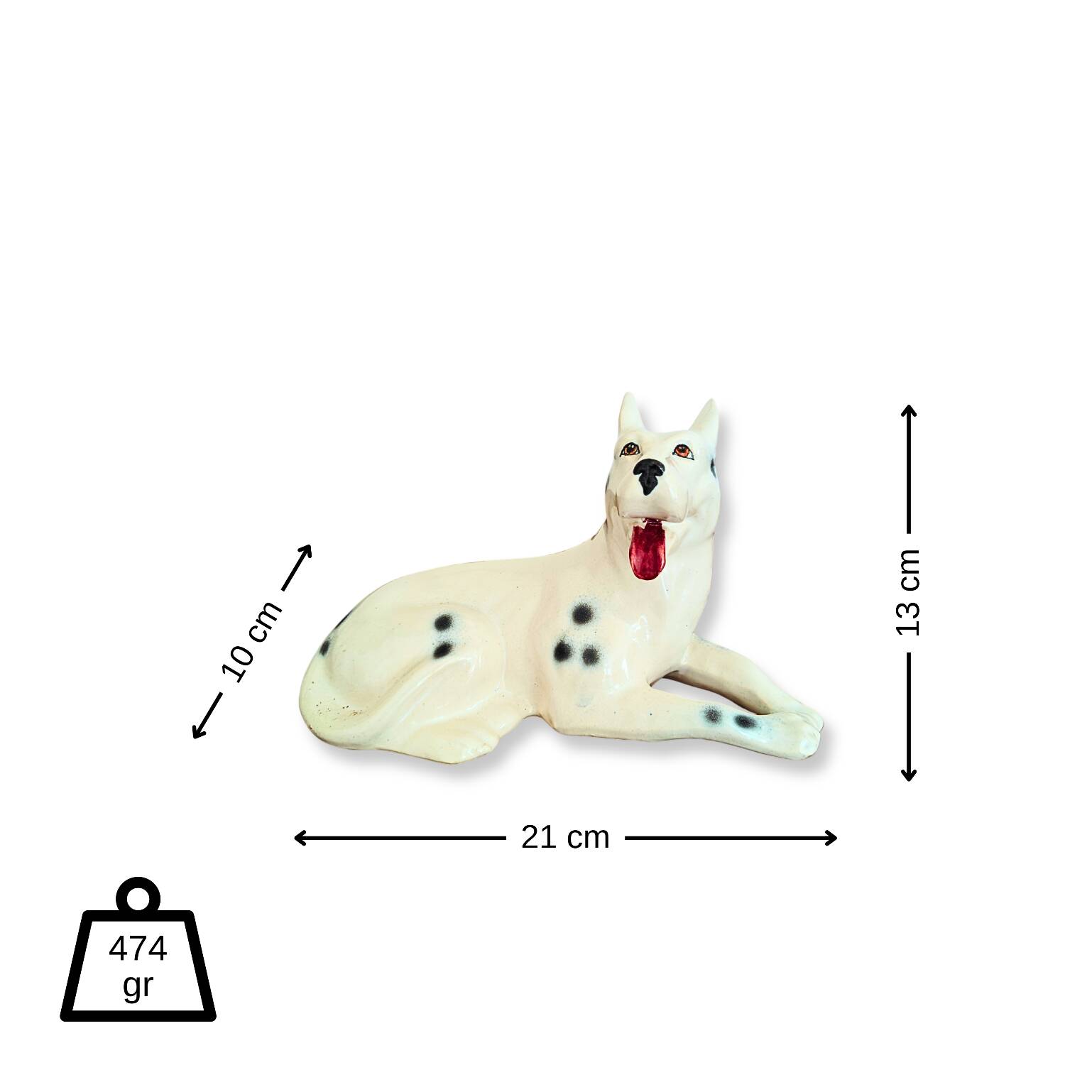 Figurine vintage de Dogue Allemand