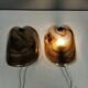 Glass wall lamps, by Per Lutken for Holmegaard Denmark in the late 70s