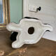 Chien art deco en céramique émaillée de Saint Clément