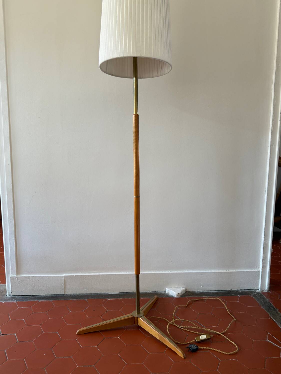Lampadaire milieu de siècle scandinave