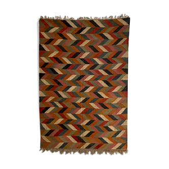 4 x 6 ft-handmade kilim rug\carpet,home decor,area,floor,living,gift,traditional indian rug\carpet.