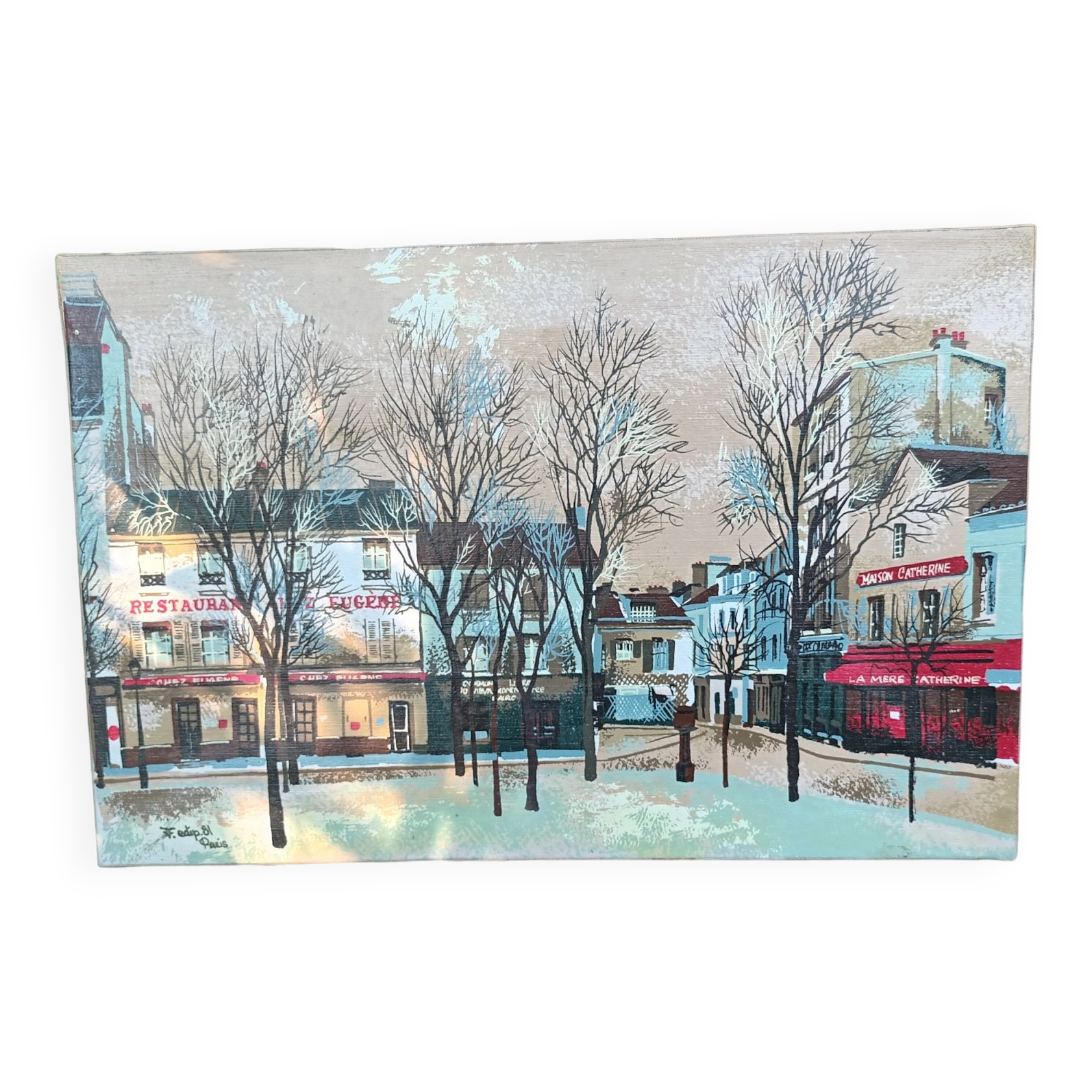 Painting of Montmartre