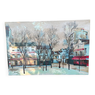 Painting of Montmartre