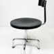 Architects chair with tubular steel frame, height adjustable