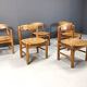 Rainer Daumiller pine wood dining chairs for Hirthals Savvaerk