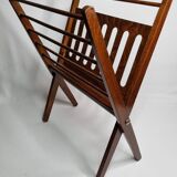 Folding teak magazine rack by Cees Braakman