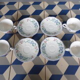 4 coffee cups Villeroy & Boch Delia with saucer