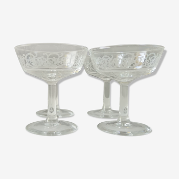 Old champagne cups