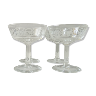 Old champagne cups