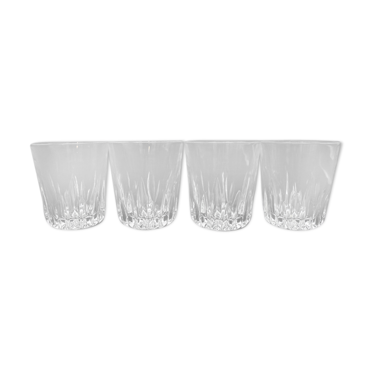 Série de 4 verres à whisky