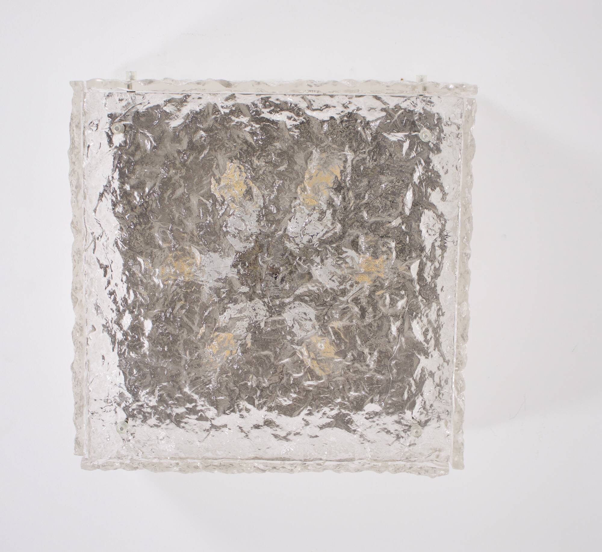 Brutalist ceiling light “Ice Glass”