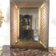 Mirror in metal and copper, dated around 1970 - 52 cm x 33 cm
