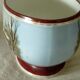 Jardiniere en porcelaine de Paris decor paysage de neige fin 19 eme