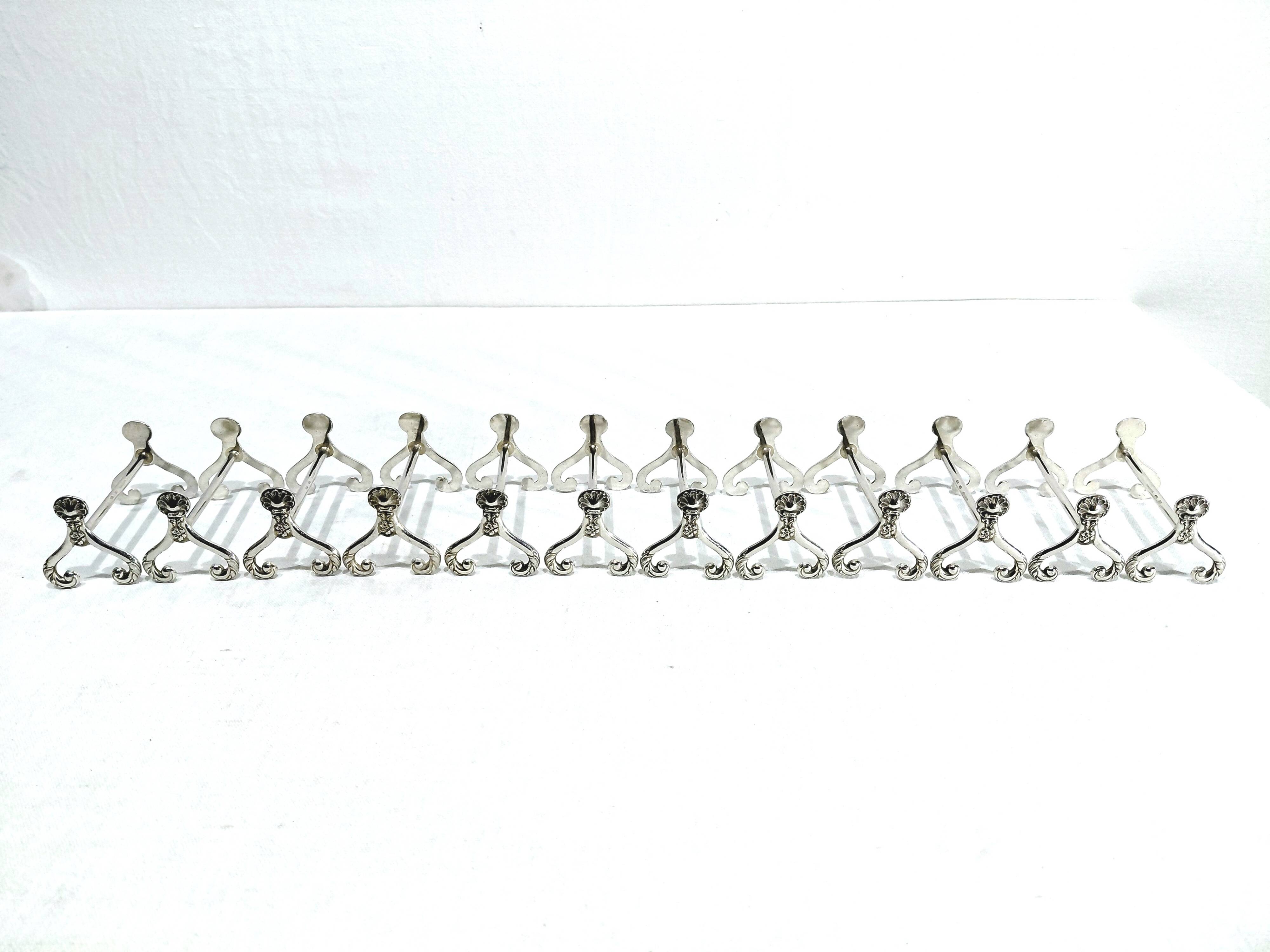 Boulenger - 12 Silver-Plated Knife Rests