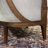 19th century Empire mahogany bench