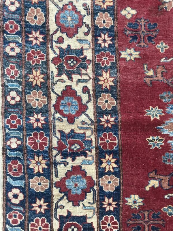 Carpet vintage chobi afghan done hand 215 x 250 cm