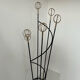 Old metal coat rack design 60s vintage