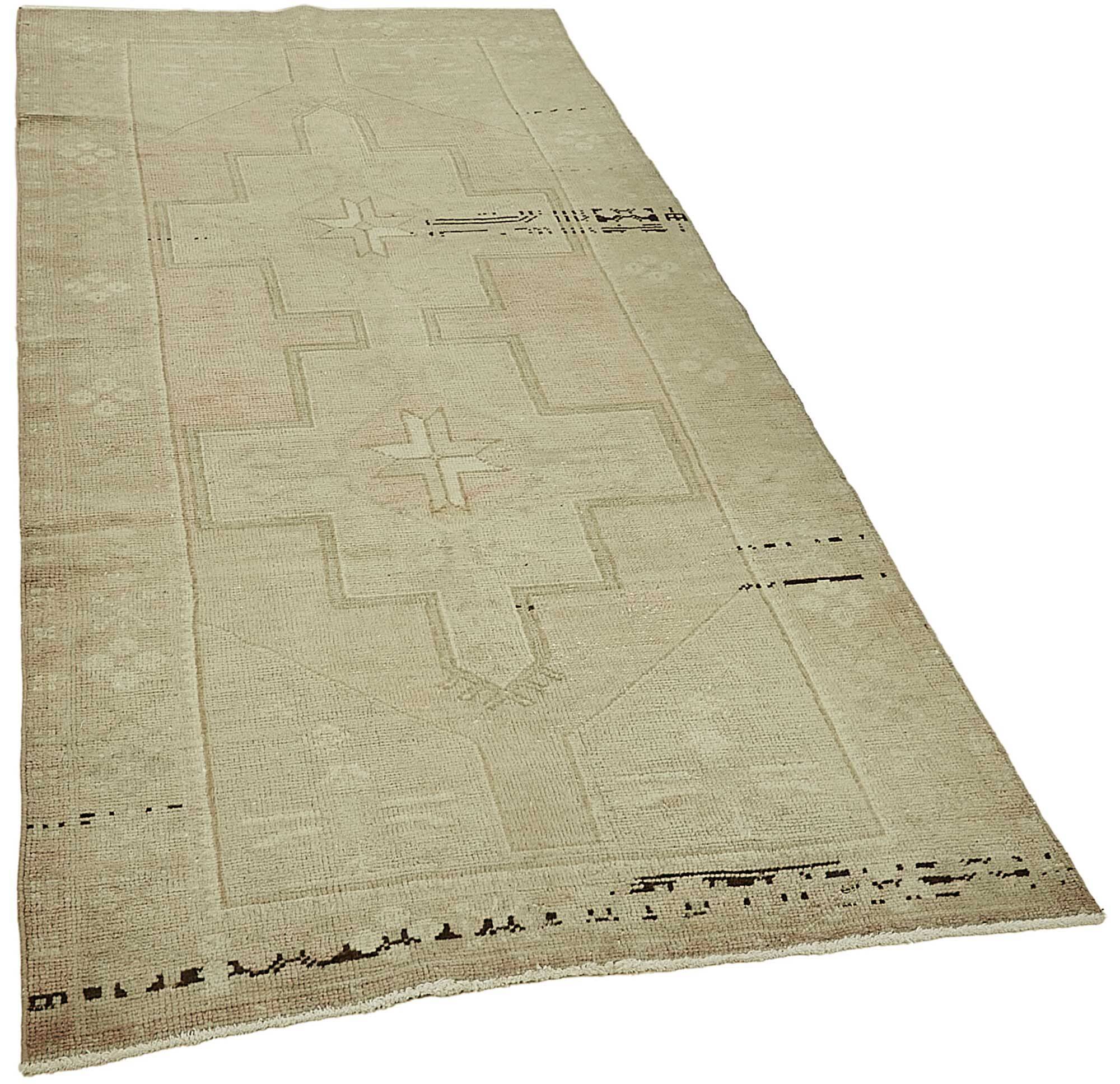 Turkish Vintage Anatolian Rug 106 cm x 240 cm